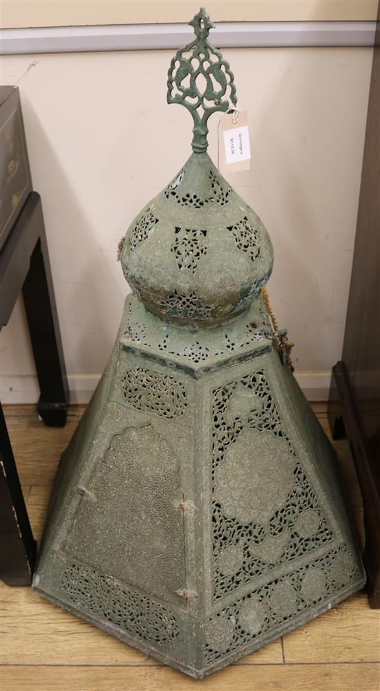 A Moroccan hanging lamp H.90cm